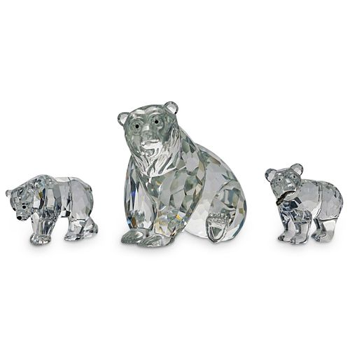 (3 PC) SWAROVSKI CRYSTAL POLAR BEAR