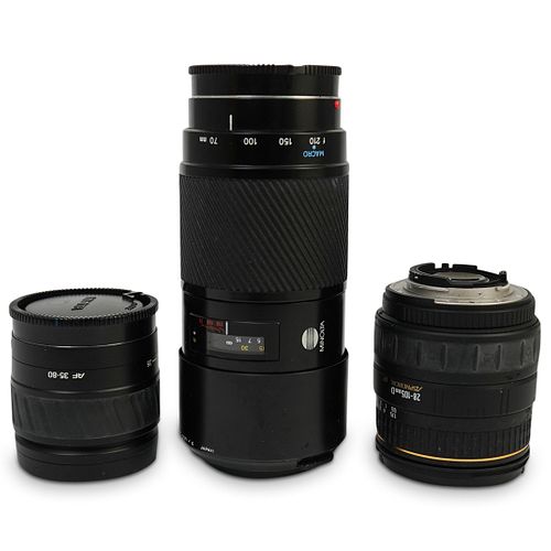 (3 PC) VINTAGE CAMERA LENS