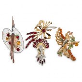 (3 PC) VINTAGE DESIGNER COSTUM