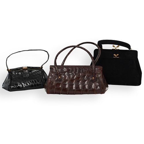 (3 PC) VINTAGE HANDBAGSDESCRIPTION: