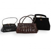 (3 PC) VINTAGE HANDBAGSDESCRIP