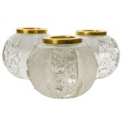 (3 PC) WATERFORD STYLE CRYSTAL