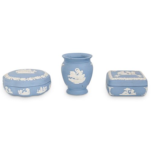 (3 PC) WEDGWOOD PORCELAIN