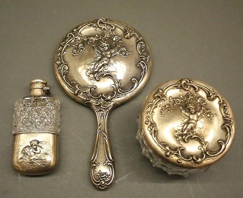 3 PCS AMERICAN STERLING, CUPID