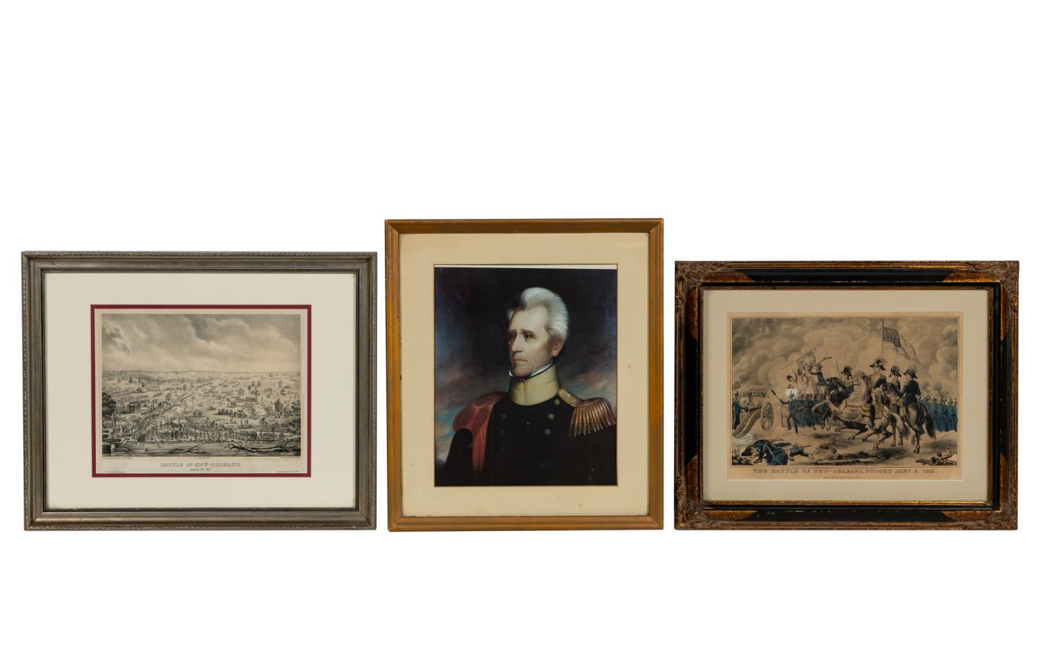 3 PCS, ANDREW JACKSON BATTLE OF NEW
