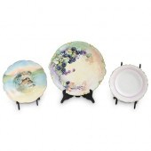 (3 PCS) ANTIQUE PORCELAIN PLAT
