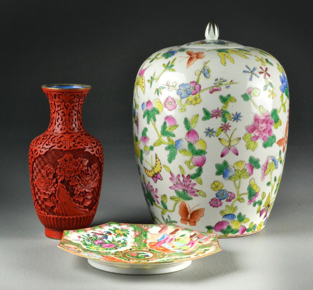(3) Pcs. Chinese Decorative