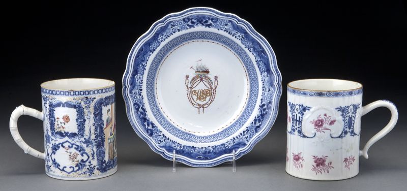 3 Pcs. Chinese Qing export
