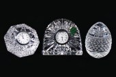 (3 PCS) CLEAR CRYSTAL, INCL. W