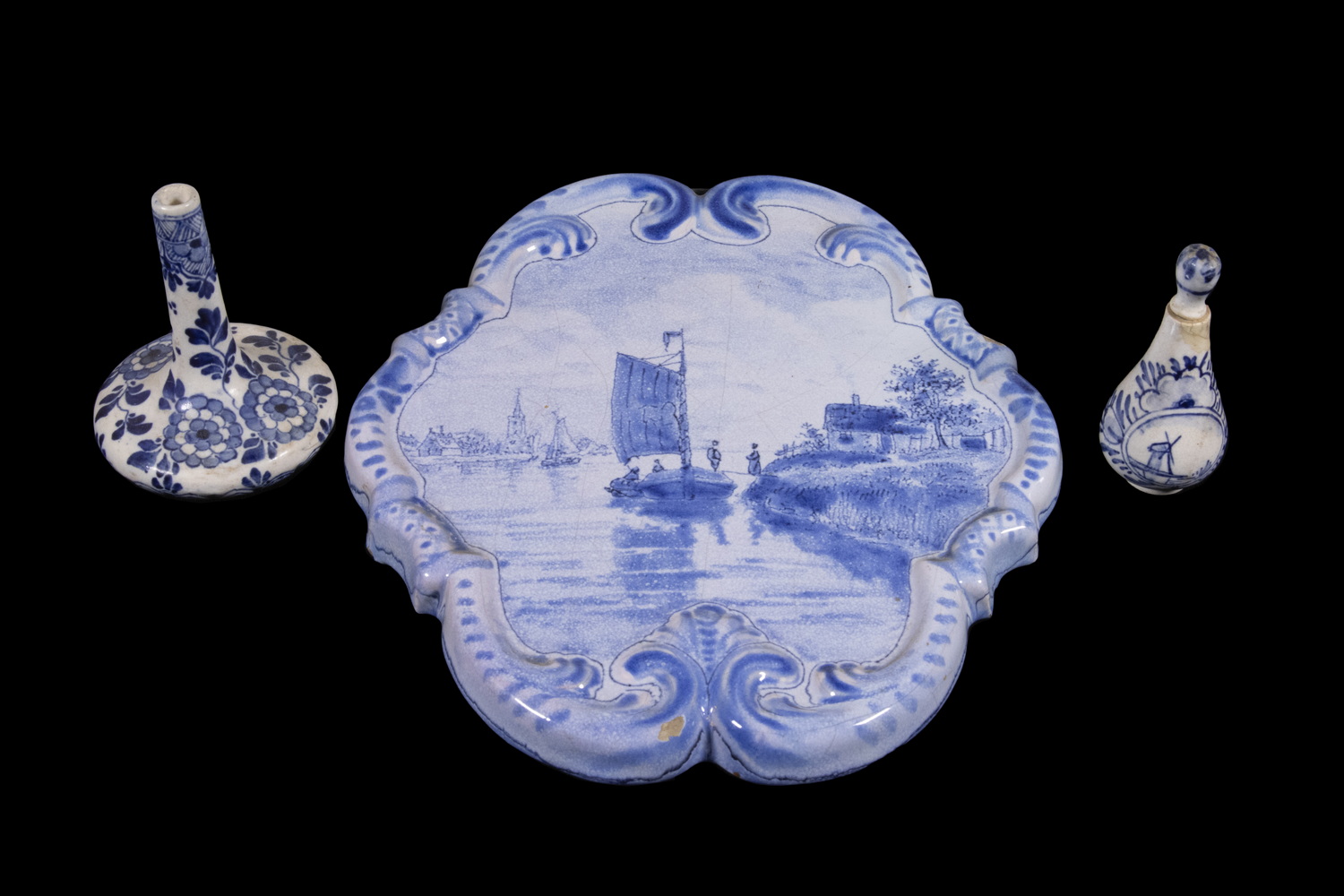 (3 PCS) CONTINENTAL BLUE & WHITE
