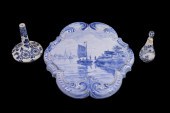 (3 PCS) CONTINENTAL BLUE & WHI