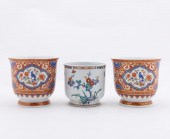 3 PCS CONTINENTAL CACHEPOTS, K