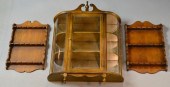 (3) Pcs. Curio Wall Cabinet &