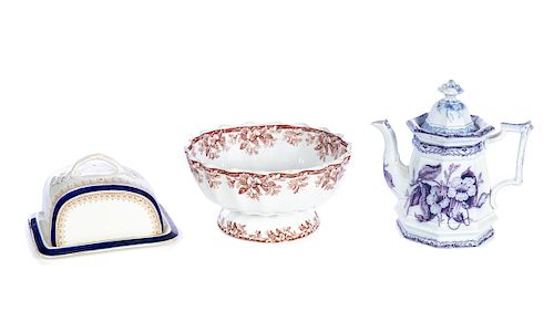 3 PCS ENGLISH POTTERY