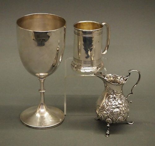 3 PCS ENGLISH STERLING TABLE