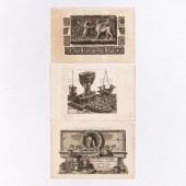 3 PCS GIOVANNI PIRANESI, ARCHI