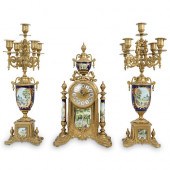 (3 PCS) IMPERIAL STYLE GILT BR
