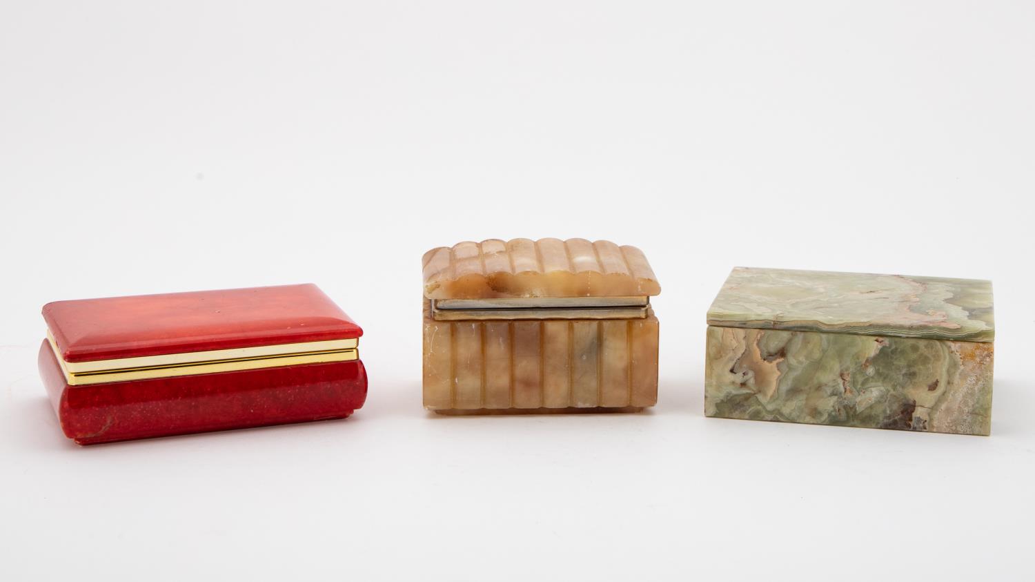 3 PCS, ITALIAN ALABASTER DRESSING