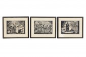 3 PCS, LEOPOLDO MENDEZ WOODCUT