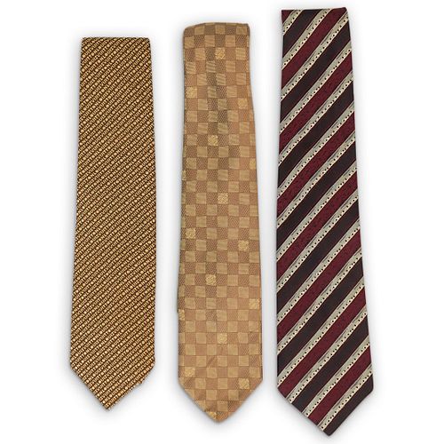 (3 PCS) LOUIS VUITTON SILK