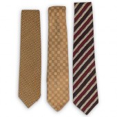 (3 PCS) LOUIS VUITTON SILK NEC