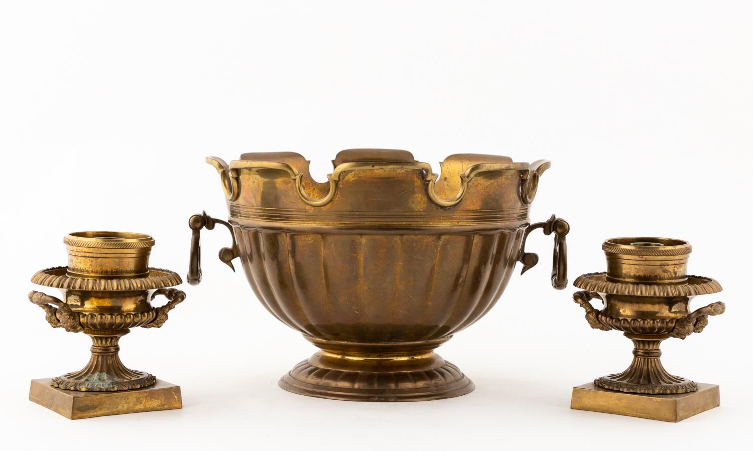 3 PCS, MOTTAHEDEH BRASS