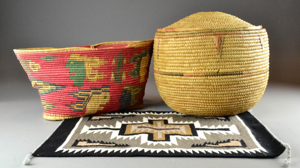 (3) Pcs. Native American Woven