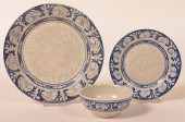 3 PCS. OF DEDHAM POTTERY WITH