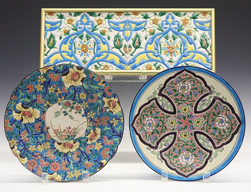 3 PCS OF FRENCH CERAMICSThree