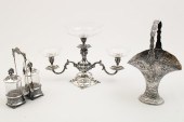 3 PCS OF SILVER PLATE INCL. RE