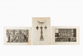 3 PCS PIRANESI ENGRAVINGS, FRI