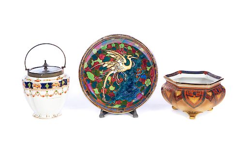 3 PCS POTTERY NIPPON STOKE ON TRENT