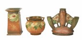 (3) Pcs Roseville pottery, Dah
