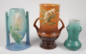 3 PCS ROSEVILLE POTTERY VASEST