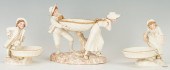 3 PCS. ROYAL WORCESTER J. HADL