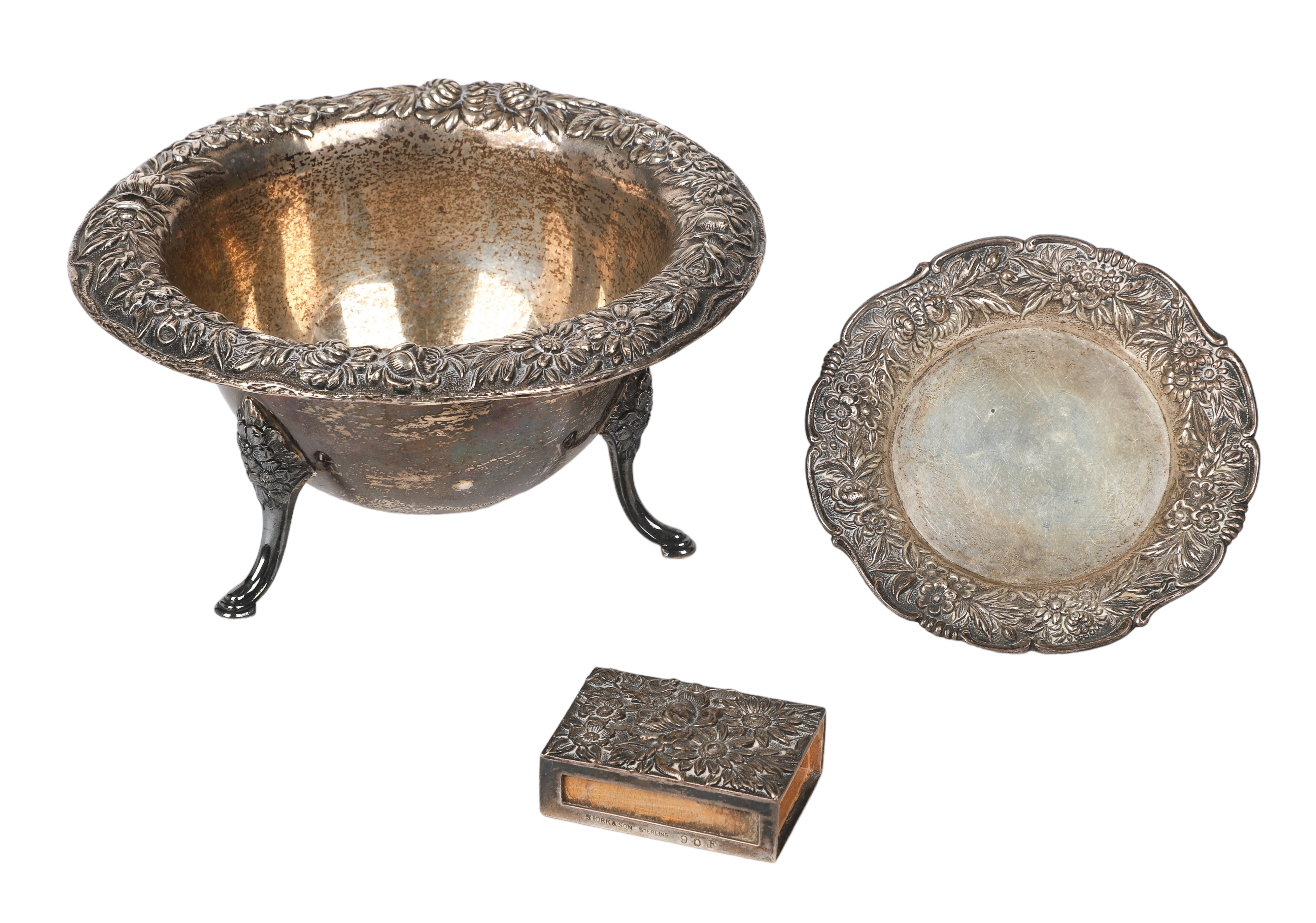 (3) Pcs S Kirk & Son sterling