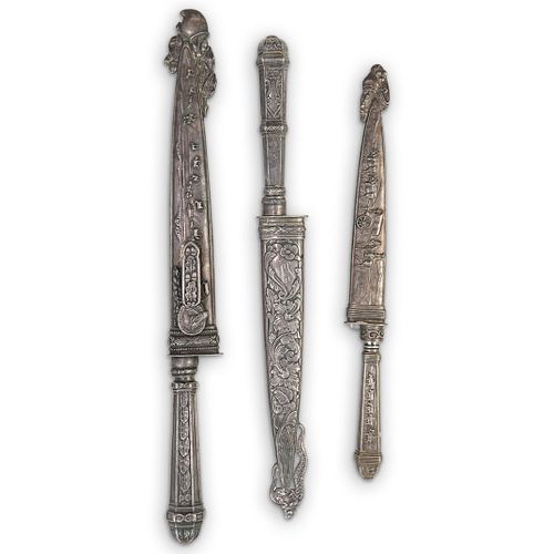 (3 PCS) SILVER PLATED GAUCHO