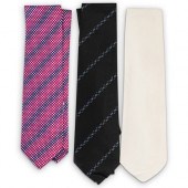 (3 PCS) STEFANO RICCI SILK NEC
