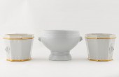 3 PCS, VISTA ALEGRE CACHE POTS