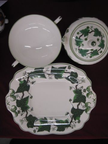 3 pcs. Wedgwood Ivy China cake