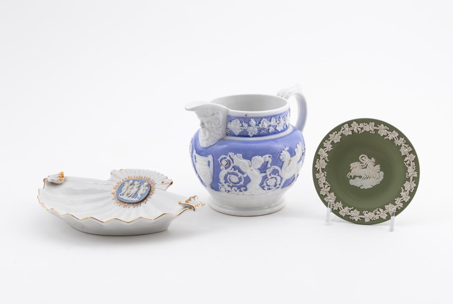 3 PCS, WEDGWOOD, JASPERWARE