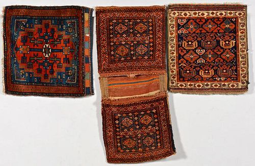 3 PERSIAN AND CAUCASIAN WOOL