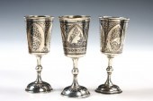 (3) PERSIAN NIELLO CORDIALS -