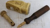 3 PIECE 19TH CENTURY WHALEBONE