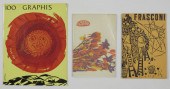 3 PIECE ANTONIO FRASCONI BOOKS