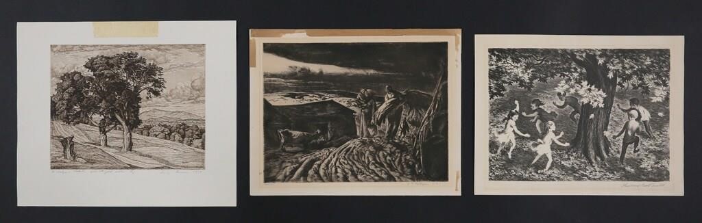 3 PIECE ART LOT COSTIGAN, BEALL