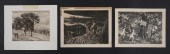 3 PIECE ART LOT COSTIGAN, BEAL
