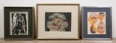 3 PIECE ART LOT3 pieces of mod