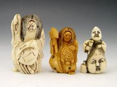 3 PIECE ARTICULATED CARVED IVO
