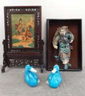 3 Piece Asian Lot. Screen Figu